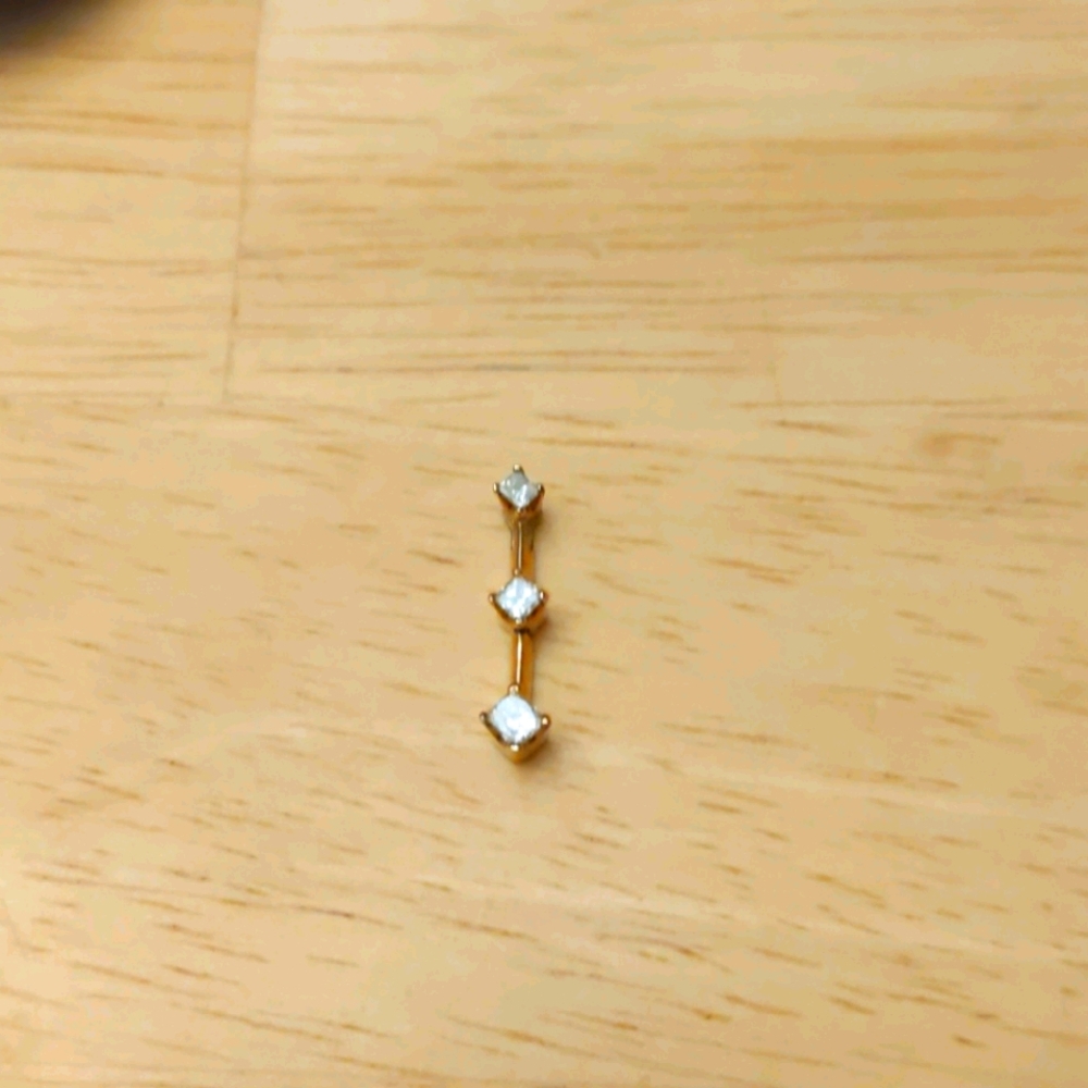 Kay 14k yellow gold Past Present Future Pendant